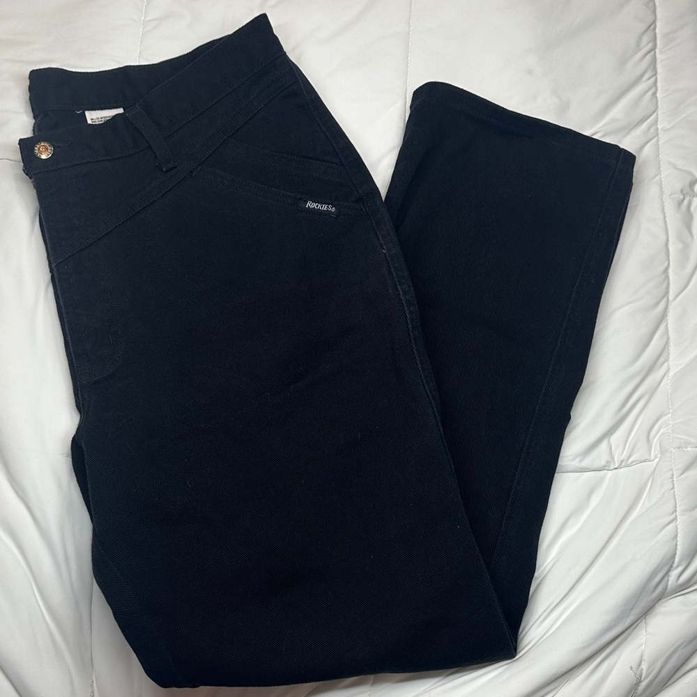 Rockies Black Straight Leg Jeans